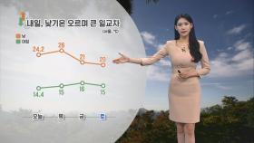 [10/16] 서쪽지역 낮기온 25도 안팎…일교차에 유의하세요 (전하린 기상캐스터)