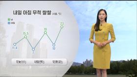 [10/23] 내일 아침 무척 쌀쌀…낮부터 평년 기온 회복 (권하경 기상캐스터)