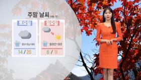 [11/15] 주말 곳곳 비…내일 포근하지만 모레 기온 떨어져 (문지영 기상캐스터)