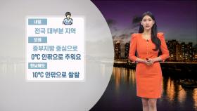 [11/18] 모레 아침까지 추위 계속…해상 강한바람 유의 (전하린 기상캐스터)