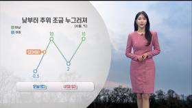 [11/30] 낮부터 추위 조금 누그러져…중부 빗방울·눈발 (문지영 기상캐스터)