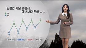 [01/16] 기온 점차 오름세…당분간 예년보다 온화 (문지영 기상캐스터)