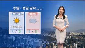 [11/21] 이번 주말 비교적 온화…대기 건조, 산불 조심 (권하경 기상캐스터)