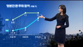 [12/18] 모레까지 예년보다 포근…내일 경남해안 비 (권하경 기상캐스터)