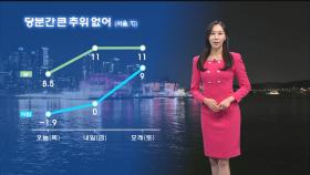 [12/18] 당분간 예년보다 포근…내일 큰 일교차 (권하경 기상캐스터)