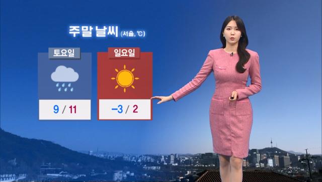 [12/19] 내일 전국 비, 초봄처럼 온화…일요일 기온 ′뚝′ (문지영 기상캐스터)