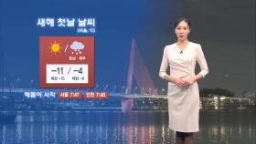 [12/31] 새해 첫날 아침 -10도 안팎…한낮에도 영하권 (권하경 기상캐스터)