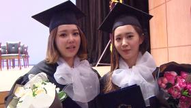 소녀시대 유리·수영, 눈물의 대학 졸업식!