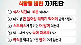 식탐 조절 문제로 인한 ‘식탐형 비만’ 자가진단법 (황금 장바구니)