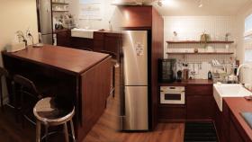 포근한 느낌 물씬~ 나무 톤으로 통일한 ‘주방’ (하우스)