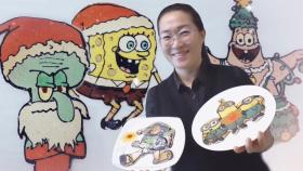 굽고 뒤집으면 완성되는 팬케이크 반죽 캐릭터 아트!