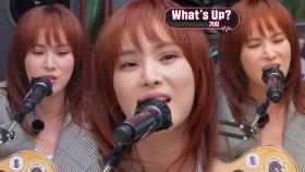 거미, 수줍은 듯 불러보는 What's Up♬