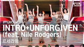 [안방1열 풀캠4K] 르세라핌 'INTRO + UNFORGIVEN (feat. Nile Rodgers)' (LE SSERAFIM FullCam)│@SBSInkigayo 23050