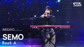 Baek A(백아) - 미완성(SEMO) @인기가요 inkigayo 20231022