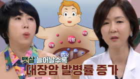 뱃살이 증가하면 확인해야 하는 질병, ‘대장암’ (기적의아침)