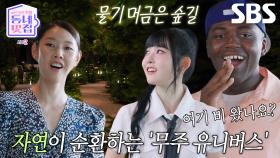 조나단×한혜진×시은, 백운산 그대로 옮긴 자연 속 카페 보며 감탄!