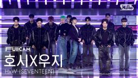 [안방1열 풀캠4K] 호시X우지 (SEVENTEEN) '동갑내기' (HxW '96ers' FullCam) @SBS Inkigayo 250316