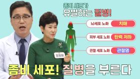 내 몸에 퍼진 ‘좀비 세포’가 유발한 전신 질환! (기적의아침)