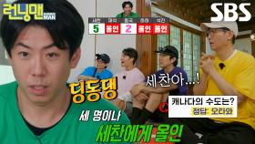유재석×지석진×하하, 양세찬 ‘수도 퀴즈’ 정답 맞히며 올인 베팅 성공★