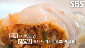 담백한 두부×김치 향이 그대로 느껴지는 달인의 개성식 김치만두