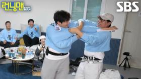 최다니엘×지석진, 자존심 걸고 이름표 뜯기 리벤지 매치♨