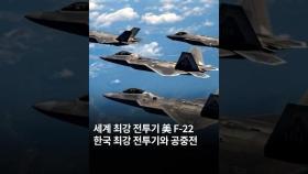 한국 최강 전투기와 맞붙은 세계 최강 전투기 #f22 #raptor #f35a