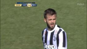 몸이 풀리는듯한 유벤투스, 퍄니치의 멋진 중거리슛!